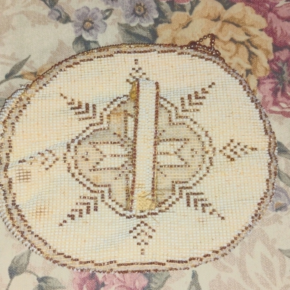 Vintage 1920's  Beaded Clutch Purse - Picture 2 of 7